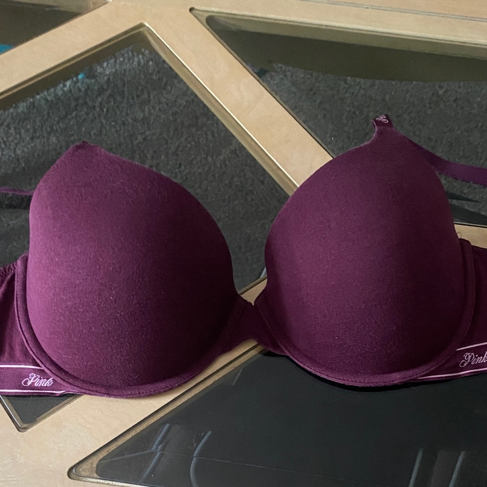 PINK Victoria's Secret Deep Purple Bra